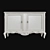 Elegant Stella Mobile Dresser 3D model small image 2