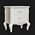 Stella Bedside Table CR.142 3D model small image 1