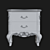 Stella Bedside Table CR.142 3D model small image 3