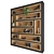 Versatile Wooden Shelf: Stylish & Practical 3D model small image 2