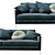 Modern Ash Sofa: Eilersen Elegance 3D model small image 2