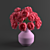 Elegant Pink Rose Sculpture 3D model small image 2
