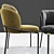 Sleek Noir Dining Chair: Vray & Corona Ready 3D model small image 2