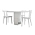 Modern Kitale Table with Sleek Sipa Chair 3D model small image 3