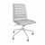 ErgoLotus Office Chair: Green, Blue, or Red 3D model small image 3