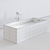 Splendia Square Bathtub 3D model small image 3