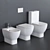 Sfera Ceramic Toilet 3D model small image 1