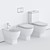 Sfera Ceramic Toilet 3D model small image 3