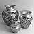 Elegant Vase: Exquisite 20k Poly 3D model small image 1