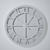 Reflective Timepiece - Wall Clock 3D model small image 3