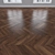 American Walnut Parquet: Herringbone, Linear & Chevron 3D model small image 3