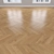 Oak Parquet: Herringbone, Linear, & Chevron 3D model small image 3