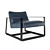 Poliform Gaston Armchair: Timeless Elegance 3D model small image 1