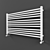 Sleek Stick Level Heated Towel Rail 3D model small image 2