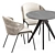 Modern Outdoor Seating: MANUTTI RADIUS Chairs & TORSA Table 3D model small image 8