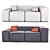 Modern Loft Illini Sofa 3D model small image 2