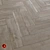 Bergen Beige Wood Tile: 12 Textures & Matte Finish 3D model small image 2