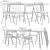 Stylish IKEA Table & Chair Set 3D model small image 2