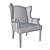 Premium Armchair: High-Quality 3D Model 3D model small image 3