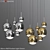 Tom Dixon Mirror Ball Pendant - Modern Brass and Glass Lighting 3D model small image 1