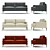 Modern West Elm Andes Sofa - 3D Model 3D model small image 2