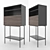 Elegant Mahon Bar Cabinet 3D model small image 3