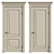 Elegant Classic Interior Doors 3D model small image 1