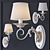 Elegant German MW-Light Sconce 3D model small image 1