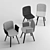 Bolia Palm Dining Chair Set: Scandinavian Elegance for Your Dining Space 3D model small image 1