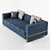 Elegant Essence 2-Seater Sofa 3D model small image 2