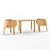 Elephant Table & Chair Set 3D model small image 1