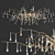 Elegant Bijout Chandelier for Serene Illumination 3D model small image 1