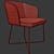 Stylish Modrest Stelle and Arven Chair - Mid Century Elegance 3D model small image 3