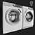 Ultimate Washing and Drying Machine 3D model small image 2