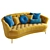 The Jean Mixi Sofa: Ultimate Comfort and Style 3D model small image 2