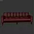 Comfy Dreamy Sofa 3D model small image 3