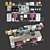 Stylish IKEA Work Zone Set 3D model small image 2