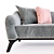 Elegant Saboteur Sofa: Luxury at its Finest 3D model small image 2