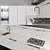 Elegant Scavolini MIA Kitchen 3D model small image 2