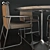 Modern Table and Chair Set 3D model small image 2