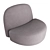 Elegant ELYSEE Armchair: Pierre Paulin Design 3D model small image 2
