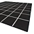 Modern Monochrome Indoor/Outdoor Rug 3D model small image 2