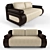 Minimalist Futuristic Sofa 3D model small image 1