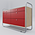 Stylish Bauhaus Chest of Drawers 3D model small image 3