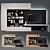 Elegant TV Wall: Electronics, Décor & More 3D model small image 1