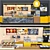 Sleek Fastfood & Coffee Kiosk 3D model small image 1