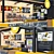 Sleek Fastfood & Coffee Kiosk 3D model small image 2