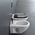 Luxurious Ceramica Catalano Canova Royal WC 3D model small image 2