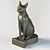Eternal Bastet Bronze Cat 3D model small image 1