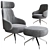 ErgoAlu Low Back Chair: Swedese 3D model small image 1